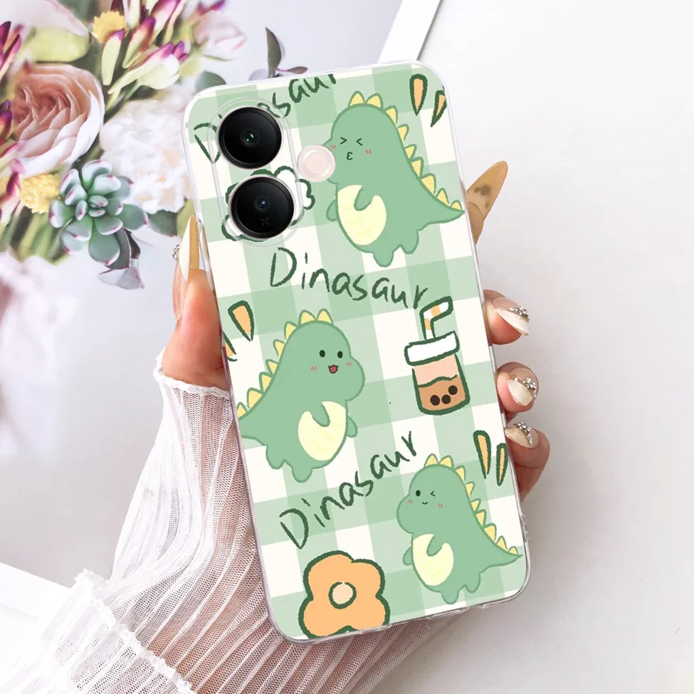 Clear Luxury Cute Cat & Butterfly Painted Case