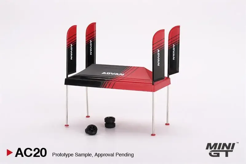 MINI GT1/64 メルセデスアクターズ S15 テント アドバン　セット MINI GT1/64 メルセデスアクターズ S15 テント アドバン セット
