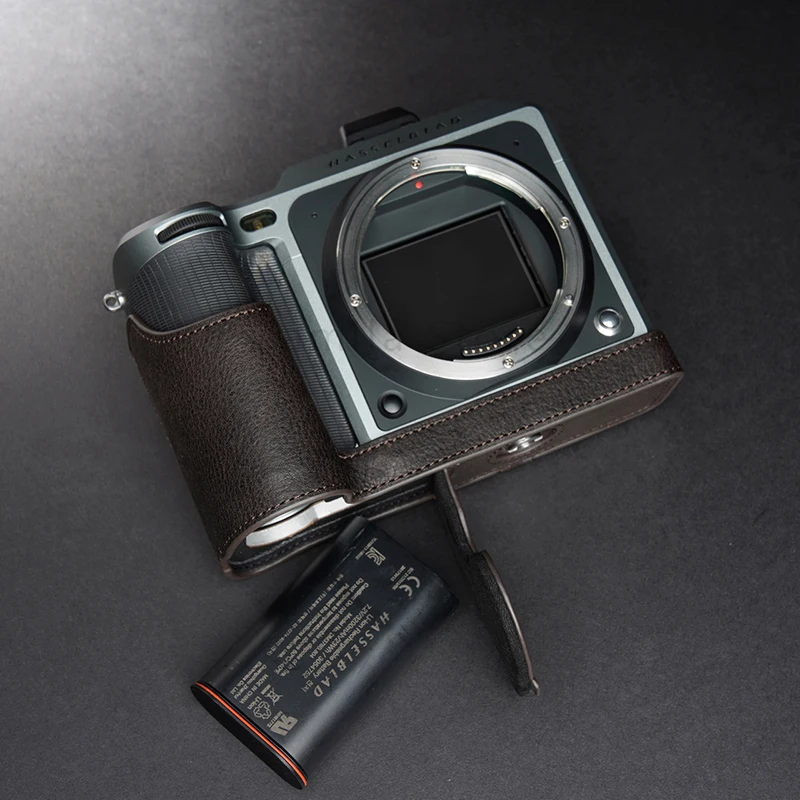 Custodia Per Fotocamera In Vera Pelle Di Vacchetta Per Fotocamera Da Lavoro Manuale Custodia Per Custodia Protettiva Per Il Corpo Hasselblad X1D X1D2 