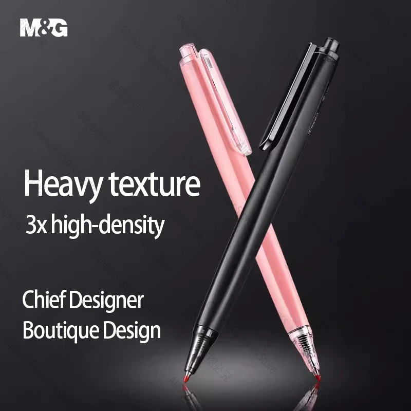 High density press Gel pen neutral pen Metal heavy feel black bullet quick dry 0.5 Student low center of gravity pen Kawaii High asphalt mixture theoretical maximum specific gravity and density test