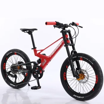 마그네슘 합금 MTB 자전거, 어린이 DH 8 단 소프트 테일 프레임, 유압 디스크 브레이크, 어린이 산악 자전거, 무료 배송, 20 인치