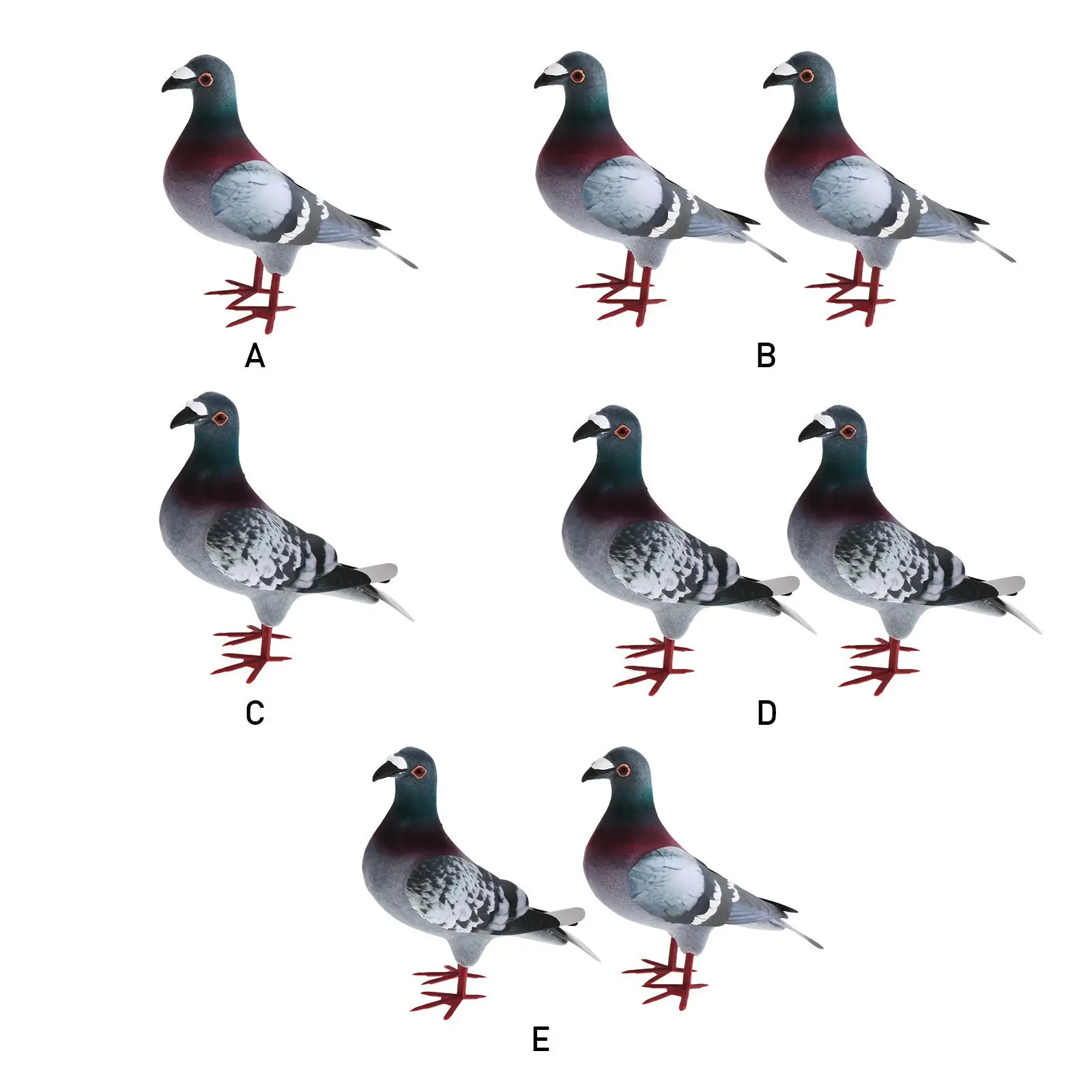 Simulation Foam Pigeon Model Artificial  Animal Easter Gifts Garden Decor Party Favors Home Decoration Birthday Gift