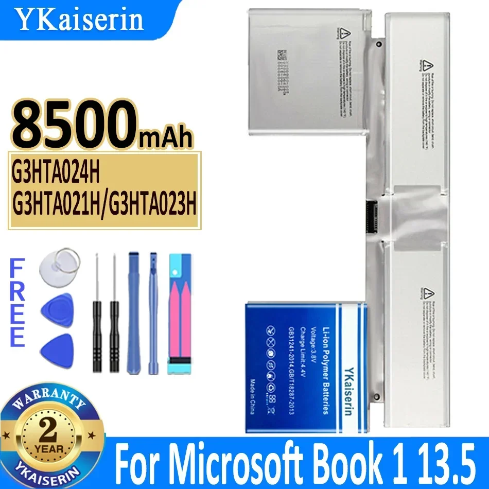 

3000mAh/8500mAh YKaiserin Battery For Microsoft Surface Book 1 13.5 inch 1705 Keyboard base 1703 Screen CR7 DAK822470K