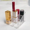 Clear 9 Grids Lipstick Stand Case Makeup Organizer Storage Box Lipstick Display Stand Holder Cosmetic Jewelry Organizer Box 2