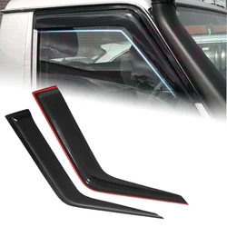 2Pcs Side Window Visors Waterproof Rain Awnings Shelter Deflector for Toyota Landcruiser 70 76 78 79 SERIES 2 DOOR Weathershield