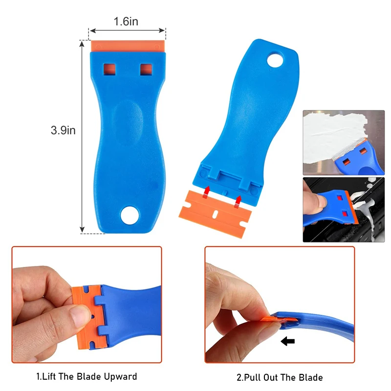 35 4 inch Eraser Wheel Decal Remover Razor Blade Scraper Adhesive Rubber Eraser Wheel Drill Car Vinyl Sticker Remover Tool