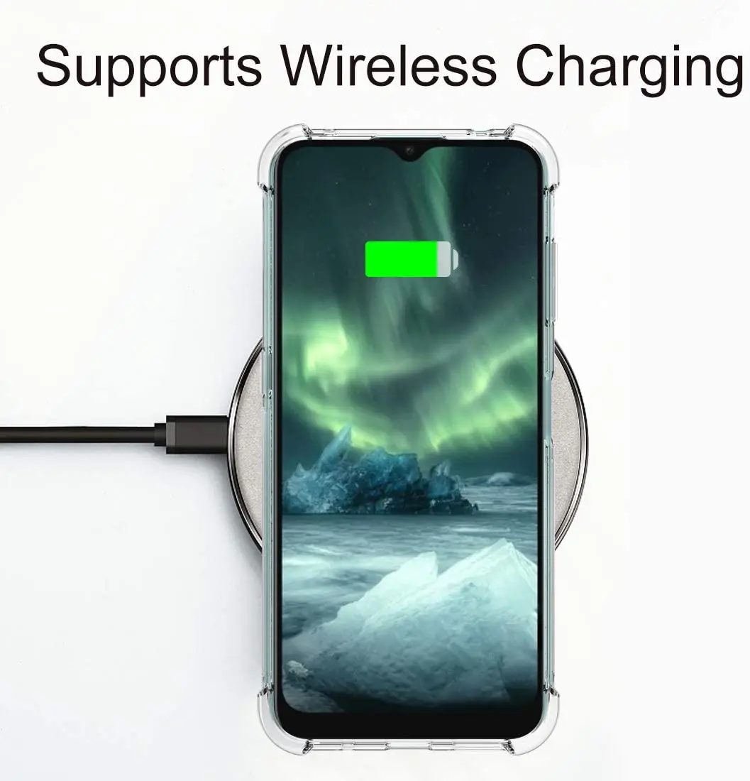 Clear Soft TPU Air Cushion Case with Airbag Back Cover