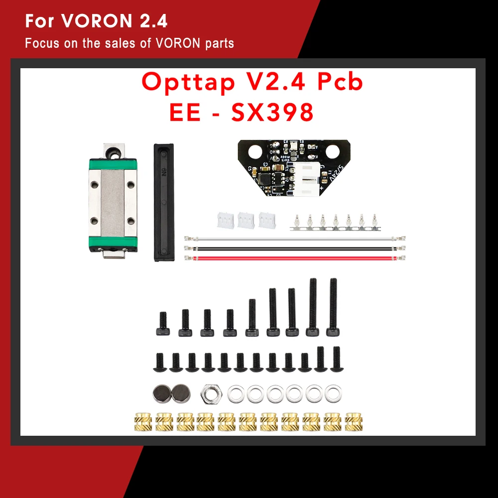 Voron Tap Pcb Probe Kit Sensor Impressora Optotap V2.4.1 Trident Mgn9 Rail 24v Ee-sx398 Rev2.4.1 Pcb