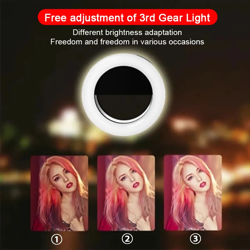 Live Broadcast Fill Light Phone Self Shot live Broadcast Light Whitening indoor Camera Small Portable For Tiktok Shooting Props