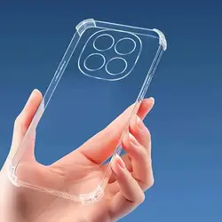 Transparent Soft Silicone Back Cover - Clear Phone Case for POCO M8Pro 5G (Clear)