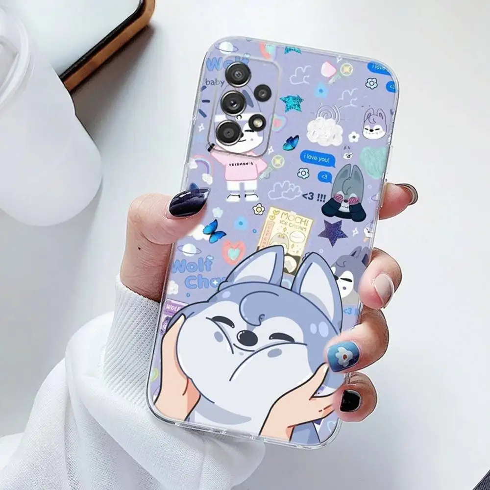 Kpop-Inspired S-Stray-K-Kids Skzoos Transparent Silicone Phone Case