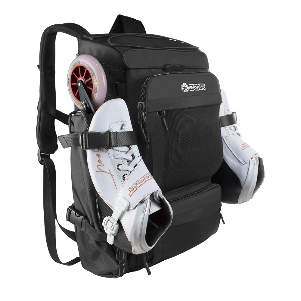 Original BONT Premium Skate Backpack Inline Skate Bag Travel Backpack Speed Skating Bag Roller Skates Park Skates