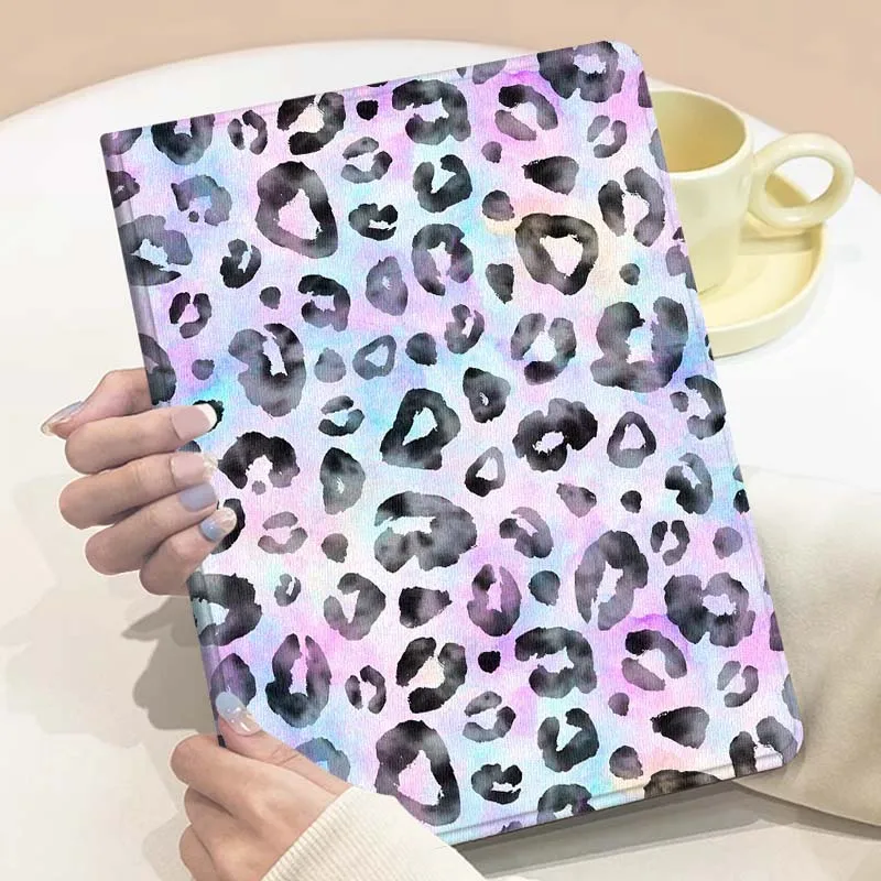 Stylish Leopard Print Design Tablet Case - Gift-Ready Protection Cover