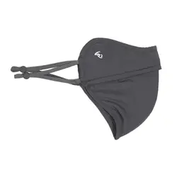 Cooling Ice Silk UV Sun Protection Breathable Face Shield Mask (Dark gray)