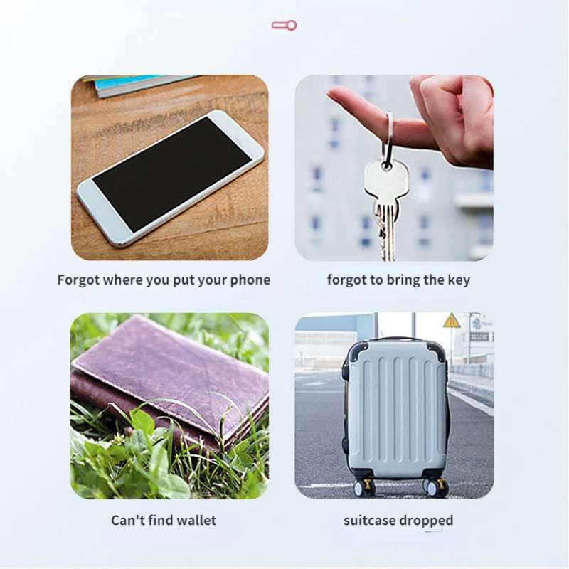 Portable GPS Tracker for Old Men Kid Pet Bluetooth-compatiable 5.0 Mobile App Tracking Smart Anti-loss Device Cat Dog Locator15m gps tracker gps locator anti lost tracker bluetooth tracker bluetooth gps tracker