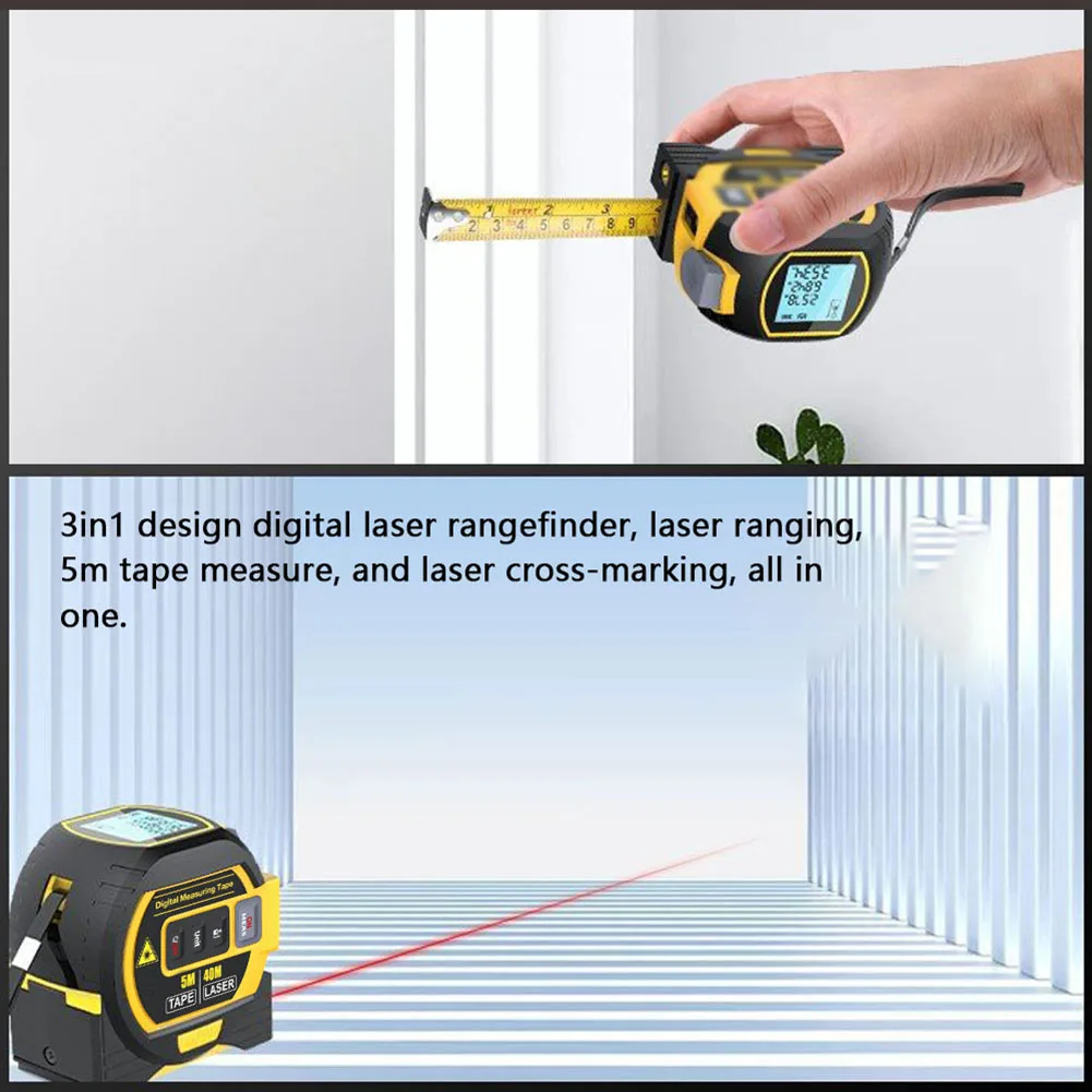 

Multifunctional LCD Display 3 In 1 Tape Measure Thickening Measuring Tape Tool Home Repair Tools
