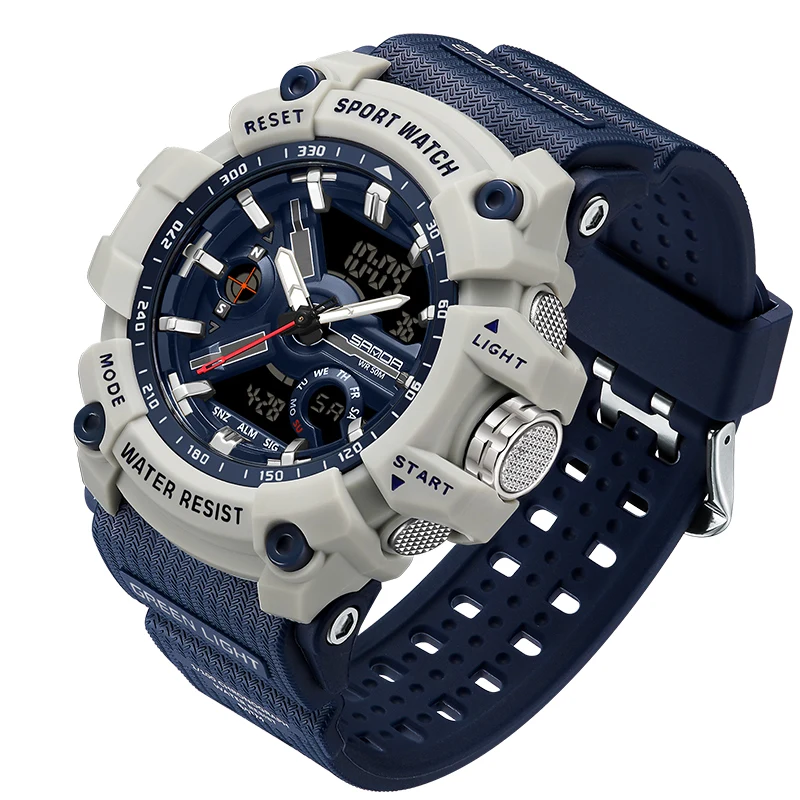 Rugged Waterproof Sport Wristwatch