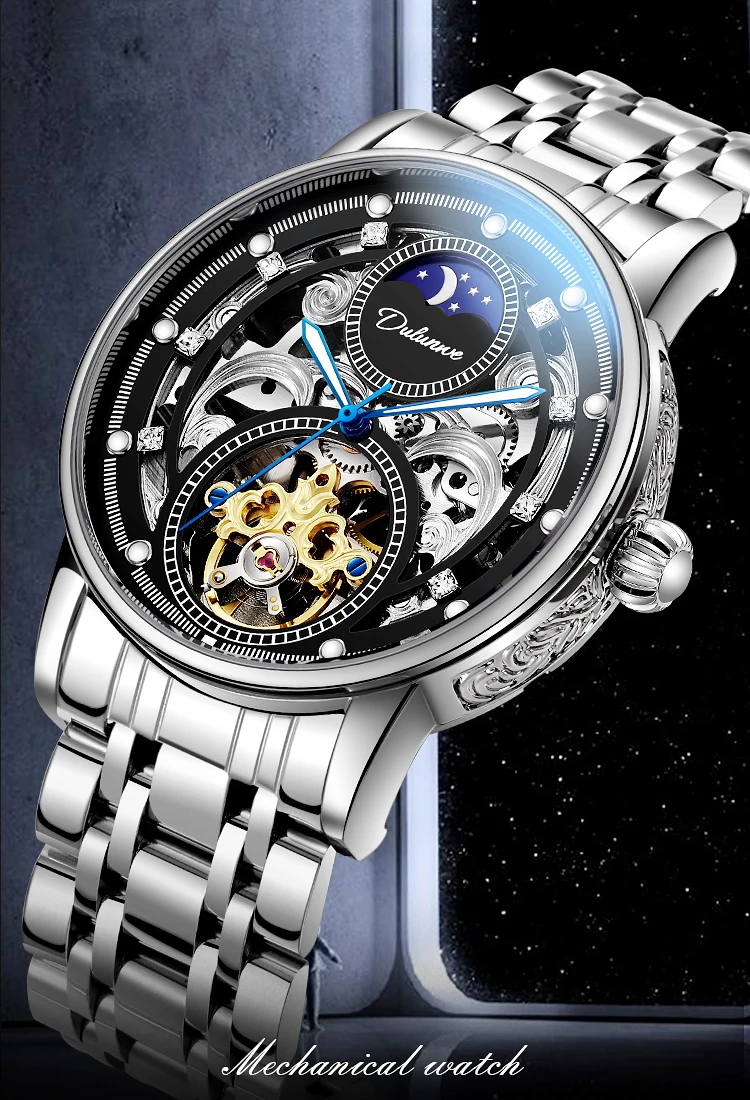 Vīriešu es ūdensizturīgs automātiskais mehāniskais plaukstas vīriešu tops luksusa Tourbillon sporta pulkstenis vīriešu s_voghion.com