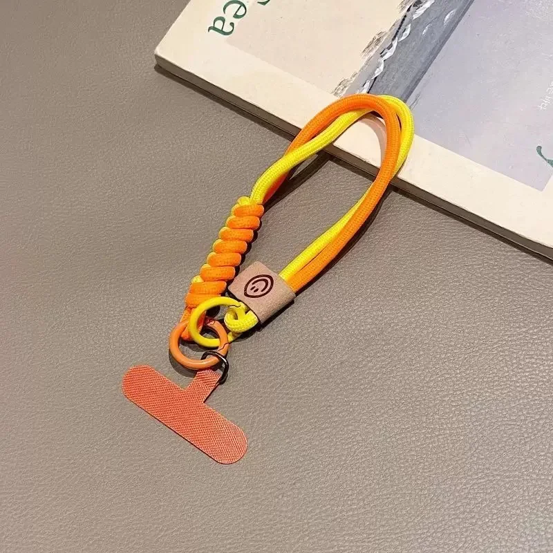 Woven Phone Lanyard with Creative Keychain and Anti-Lost Wristband