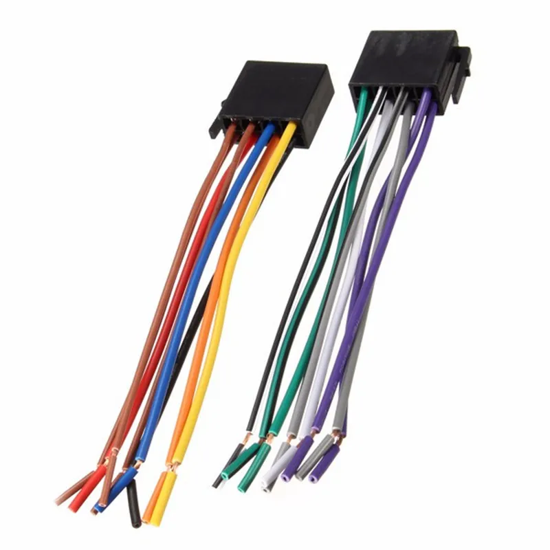 Universal Adapters Wire Harness Adapter Universal Female ISO Wiring Harness Car Radio Adaptor Connector Wire Plug Kit - 3