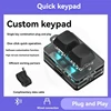 Bluetooth Mini 2 Key Keypad Copy Paste Hot Swap Games One Key Password Mechanical Key Accessories For Home And Travel A 4