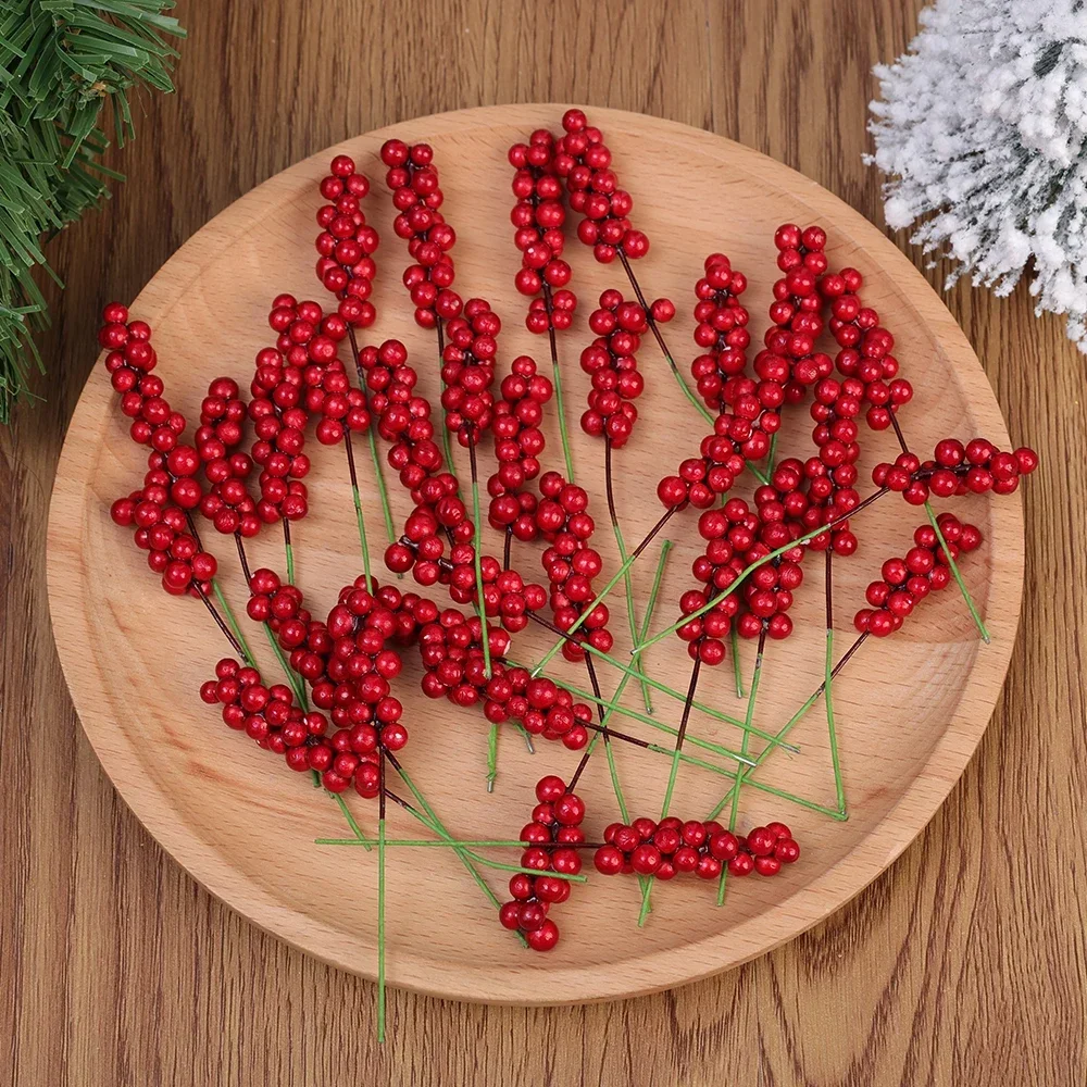 Artificial Holiday Greens Holly Branch - 28.5 Artificial Holiday Greens Holly Branch - 28.5