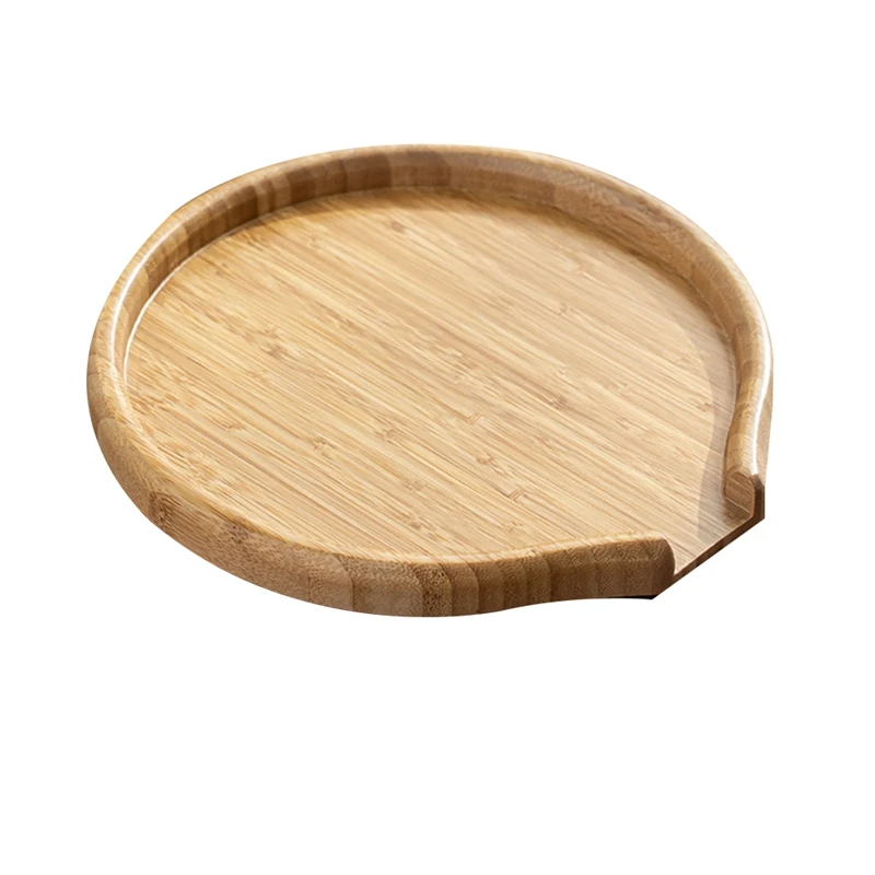 

Bamboo Round Tea Tray Tea Cake Tea Tray Tea Tray Tea Accessories Tea Service Plate For Tea