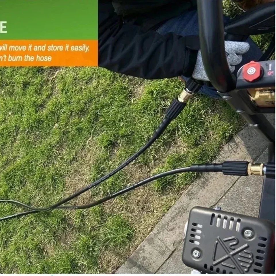 Tubo 3200 PSI Tubo Per Idropulitrice 50 Piedi (15m), M22 X 14mm, Pressione Max 3200 PSI - Proven Part Bomba A Mano - Foto 11