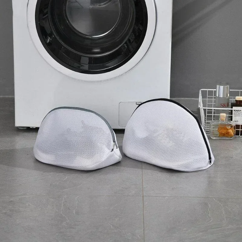 Mesh Laundry Bag for Trainers/Shoes Boot with Zips for Washing Machines Hot Travel Clothes Storage Box Organizer Bags 3