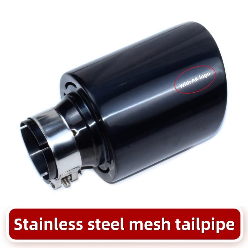Universal Exhaust Pipe For Stainless Steel Car Exhaust System For Volkswagen GTI MK7 Golf7 Nozzle 60MM 63mm Muffler Tip exhaust muffler tip exhaust pipe muffler exhaust trim pipe
