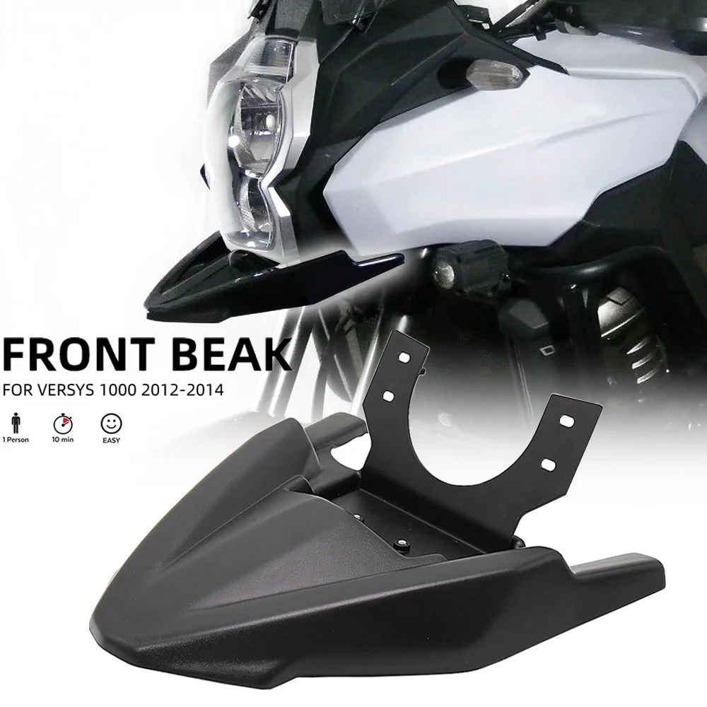 

For Kawasaki Versys 1000 2012 2013 2014 New Motorcycle Parts Front Beak Fairing Extension Wheel Extender Cover Versys 1000