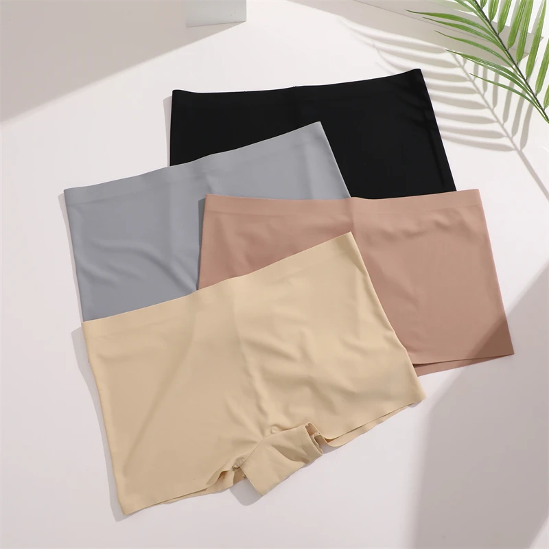 Women Underwear Shorts Safety Shorts Seamless Panties 3Pcs