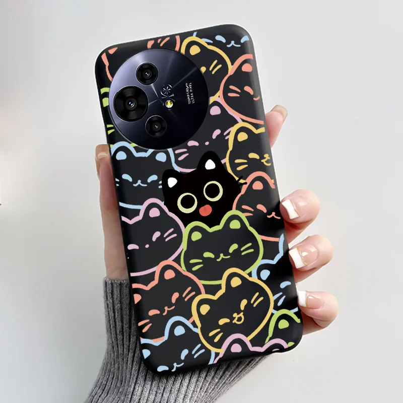 Luxury Cute Love Rabbit Black Soft Silicone Shockproof Phone Case Cover