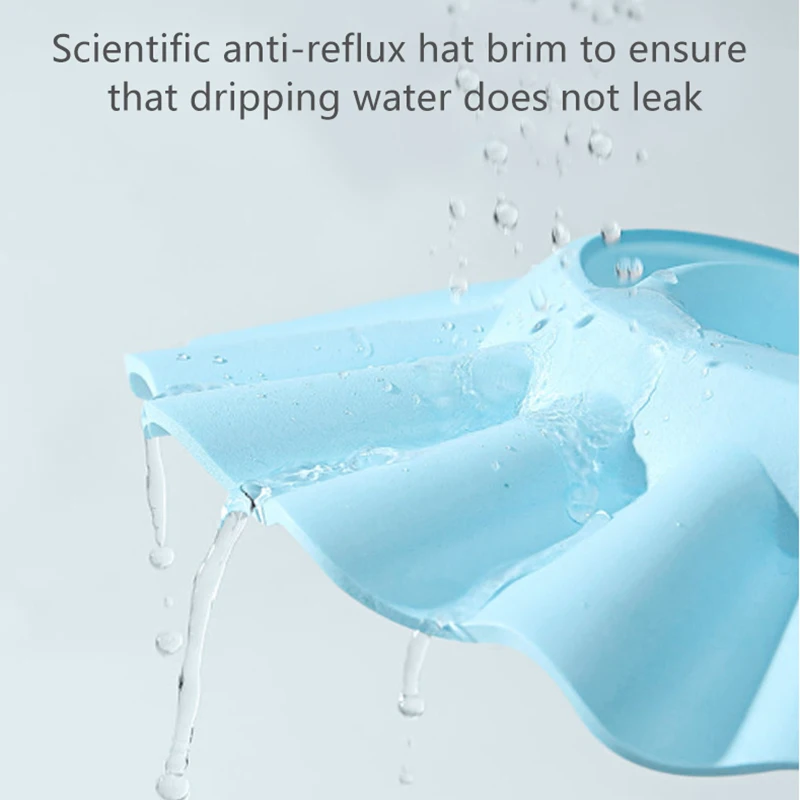 Hair Care Set Baby Care Kit Baby Bath Protect Hair Hat Cartoon Shape Hair Shield Cap EVA Shampoo Hat Bathing Shower Cap Multipurpose Suitable Head Visor