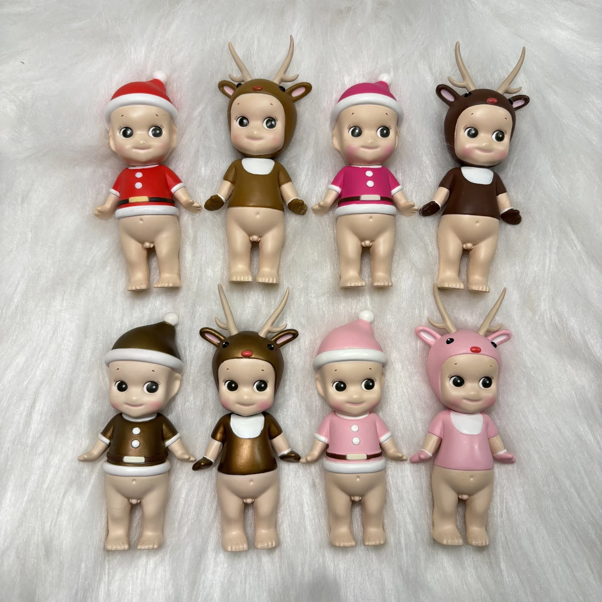 Sonny Angel Mini Figure 2006 2007 Francfranc Christmas Series Pink