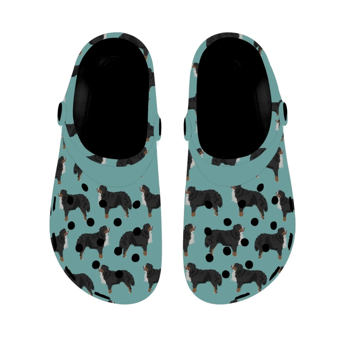 Lovely Bernese Mountain Dog Design Summer Women's Sandals Flats Casual Garden Shoes Woman Home Bathroom Slides Girls Slippers