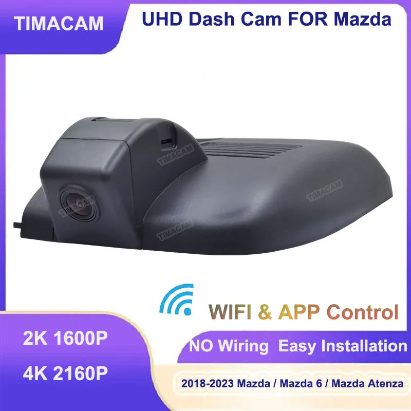 4K UHD Plug and Play 2160P Car DVR Wifi Video Recorder Dash Cam Camera HD  Night Vision For Mazda Mazda6 Atenza,Wireless DashCam - AliExpress