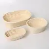 Indonesian Rattan Bread Basket Loaf Shape Handmade Braided Bread Proofing Basket Oval Rattan Banneton Basket Food Grade Baskets 1