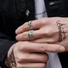 Retro Golden Star Ring For Men Punk Gothic Rock Hiphop Adjustable Ring Handmade Unisex Jewelry Bikers Accessories Lovers Gift 5
