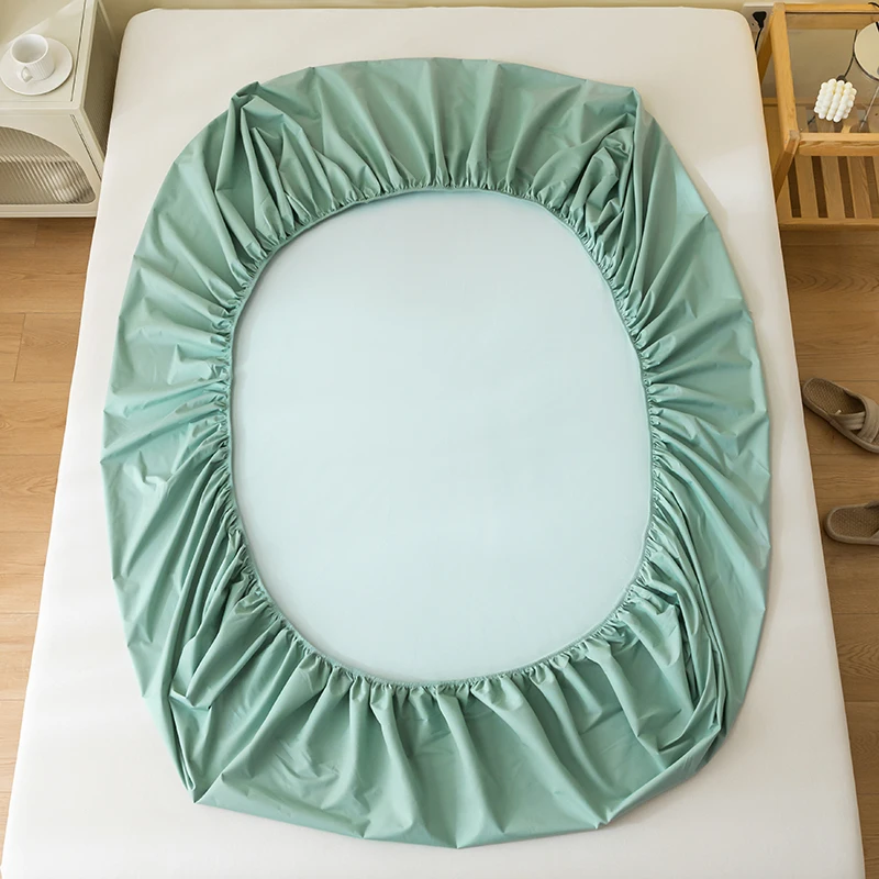 Waterproof Fitted Sheet Single Double King Size Mattress Cover 90x200 160x200 200x220 With Elastic Band Bed Sheet 5