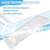 Rectangular Ceramic Tray Plate White Porcelain Rectangular Plate Mouthwash Cup Tray Bathroom Living Storage Tray 5