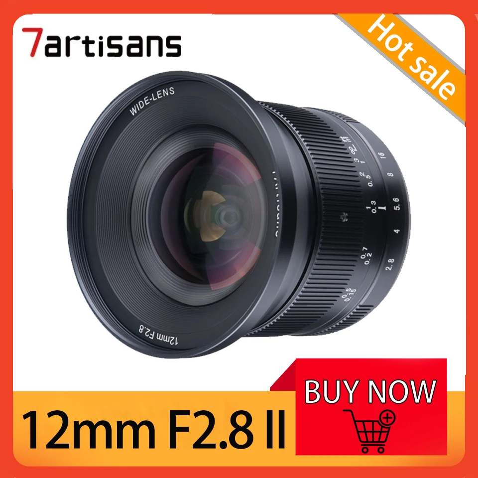

Фотообъектив 7artisans с большой диафрагмой, 12 мм F2.8II