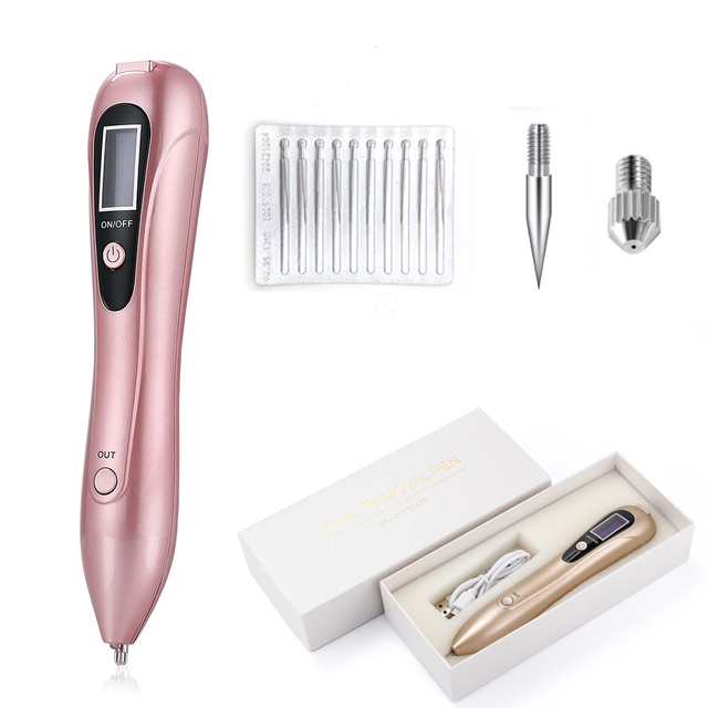 Plasma Pen With LCD Display Skin Tag Wart Freckle Removal Device Dropshipping Home Use Dark Spot Mole Remover Pen