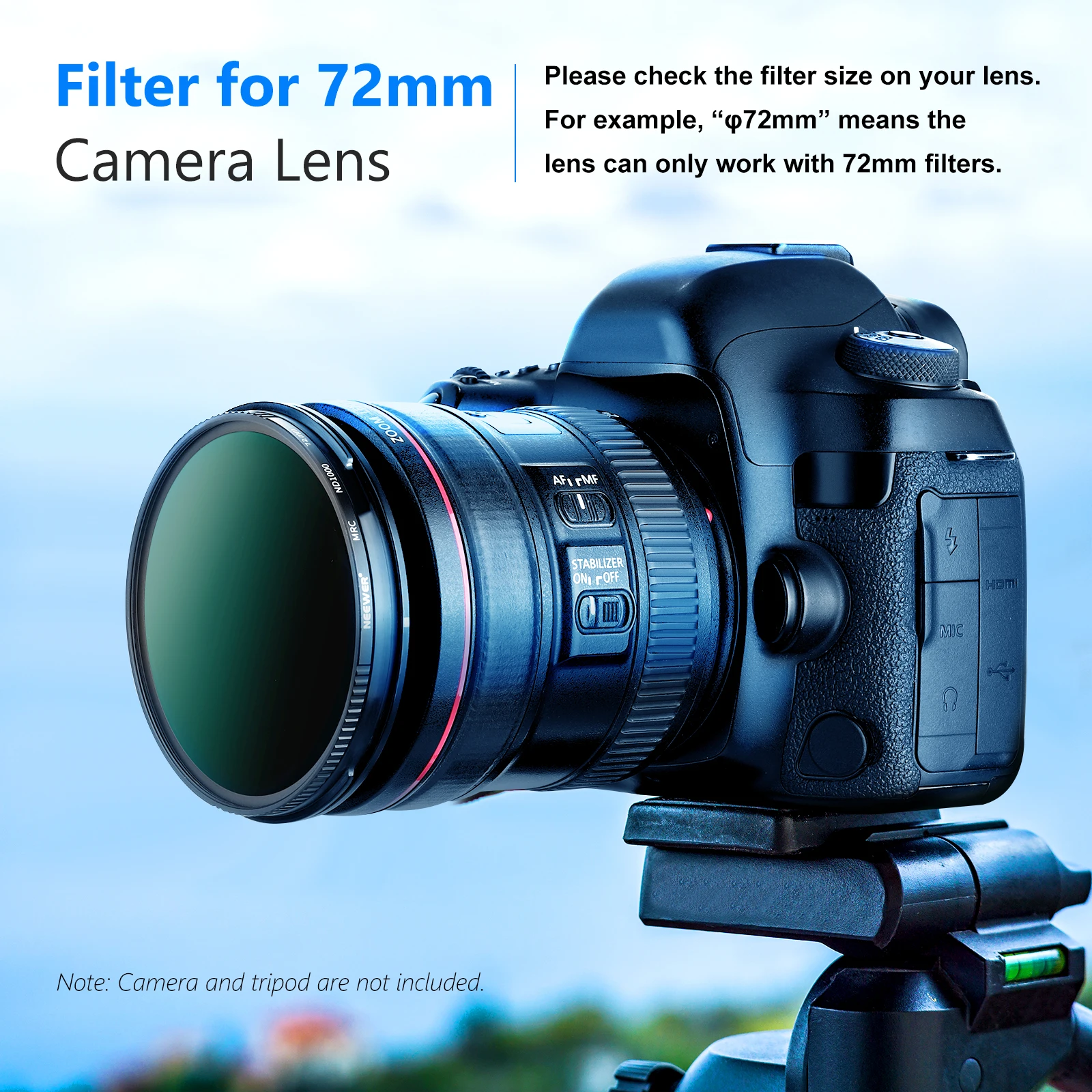 40.5mm ND Filter ND1000 10 Stops Neutral Density Filter Multi Layer Nano Coated/