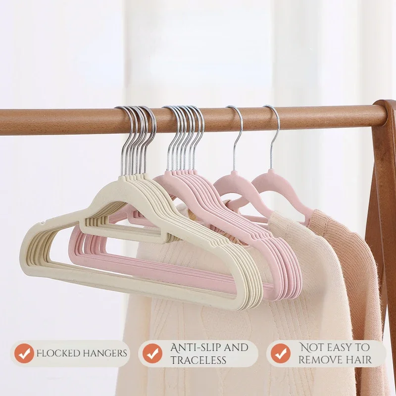 

Storing And Hanger, Environmentally Flocked for Wet Home Dry Clothes in Suitable Non-slip Organizing use Wardrobes Friendly