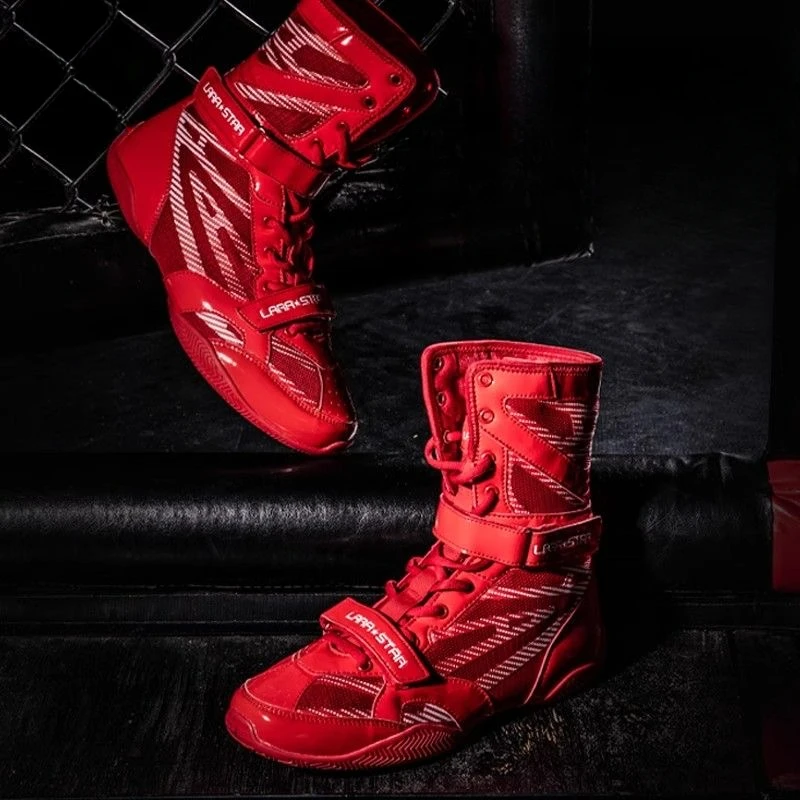 Professional Wrestling Sneakers Men Boxing Shoes Fighting Boots Gym Training Shoe
