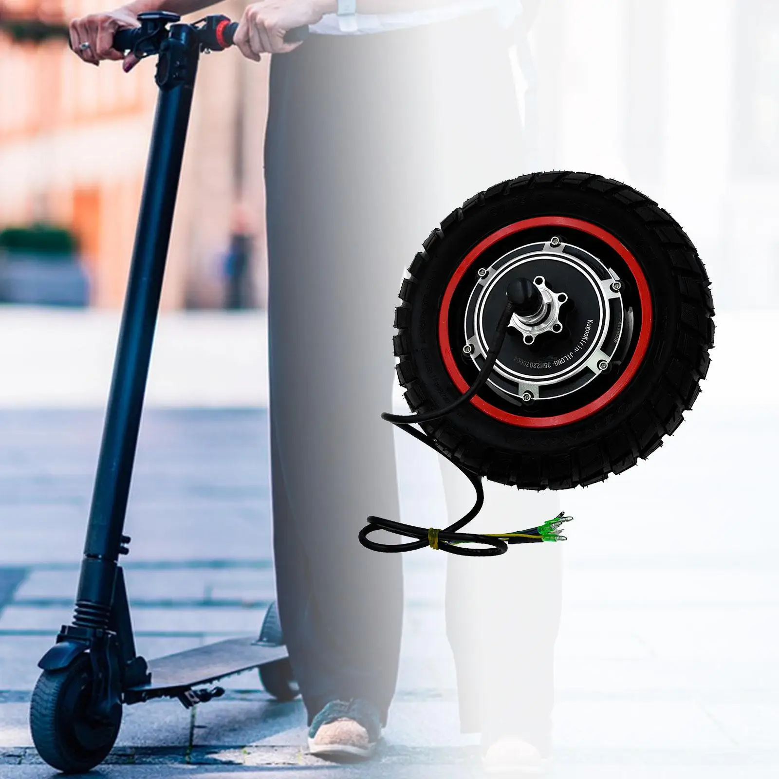 Electric Scooter Driven Wheels with Inner and Outer Tires 800W Motor Electric Scooter Parts for Kugoo 4Pro Scooter Accessories
