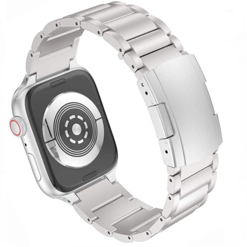 Premium Titanium Metal Strap for Smartwatches – Comfortable Wristband