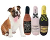 Lovely Stuffed Plush Pet Chewing Toys Plush Dog Wine Bottle Squeaky Toys With BB Sound 2