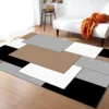 Yellow Abstract Art Carpet for Living Room Large Size Bedroom Bedside Rugs Soft Carpets Home Decoration Anti-slip Mat Area Rug 4